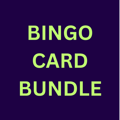 Bingo Card Bundle (Plays ALL 8 Games)