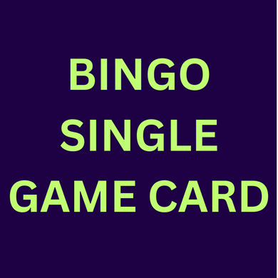 Bingo Card - Single Game